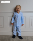 Klassisk Oxford Pyjamas Bomull Barn