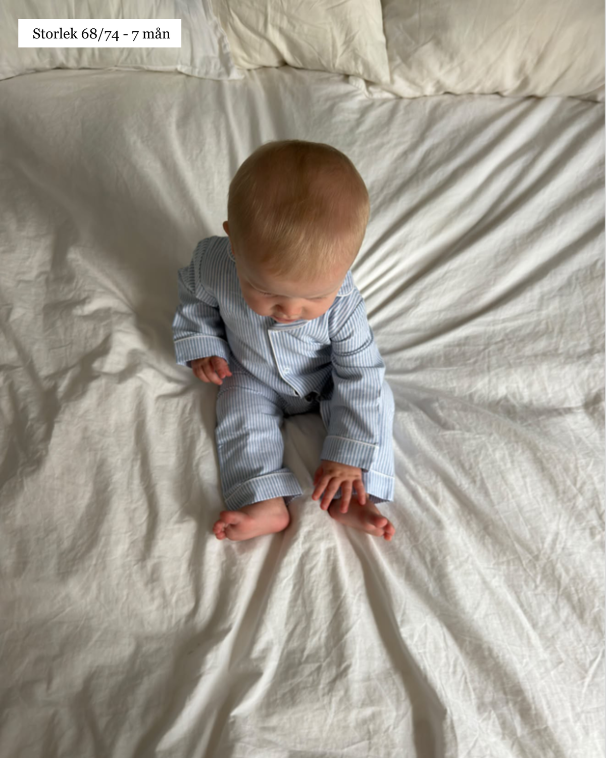 Klassisk Oxford Pyjamas Bomull Baby