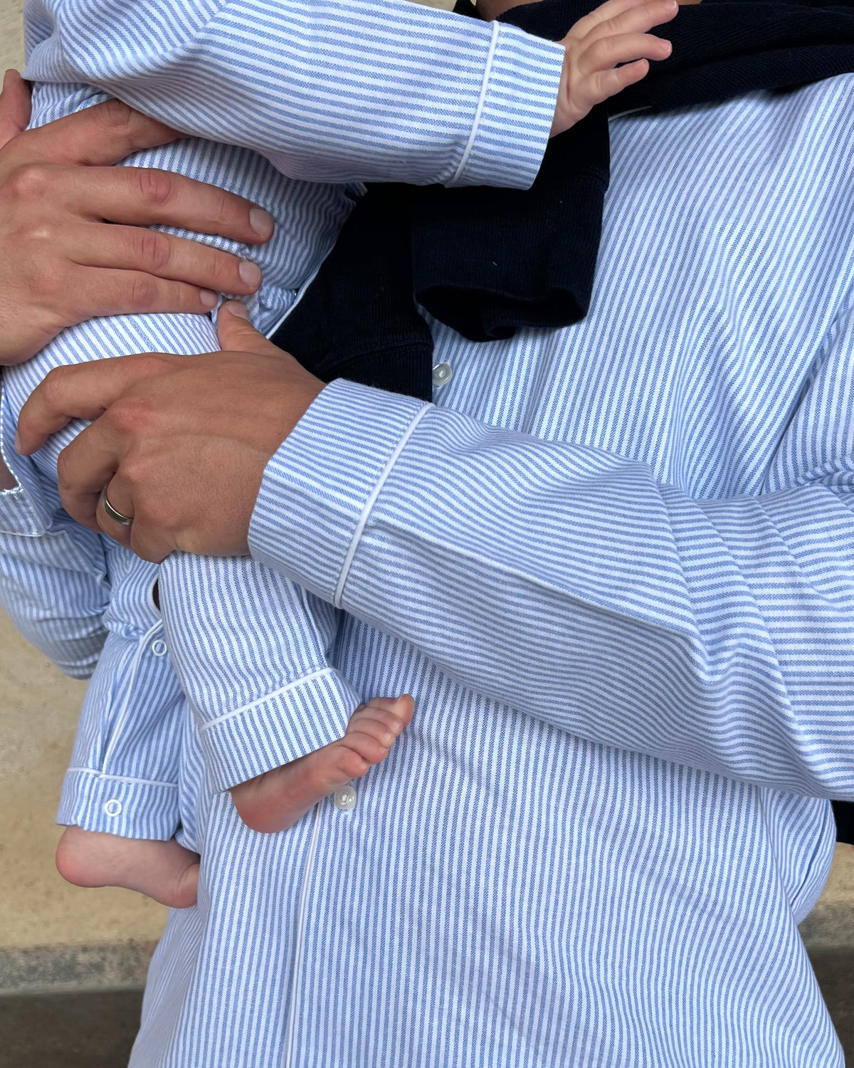 Klassisk Oxford Pyjamas Bomull Baby
