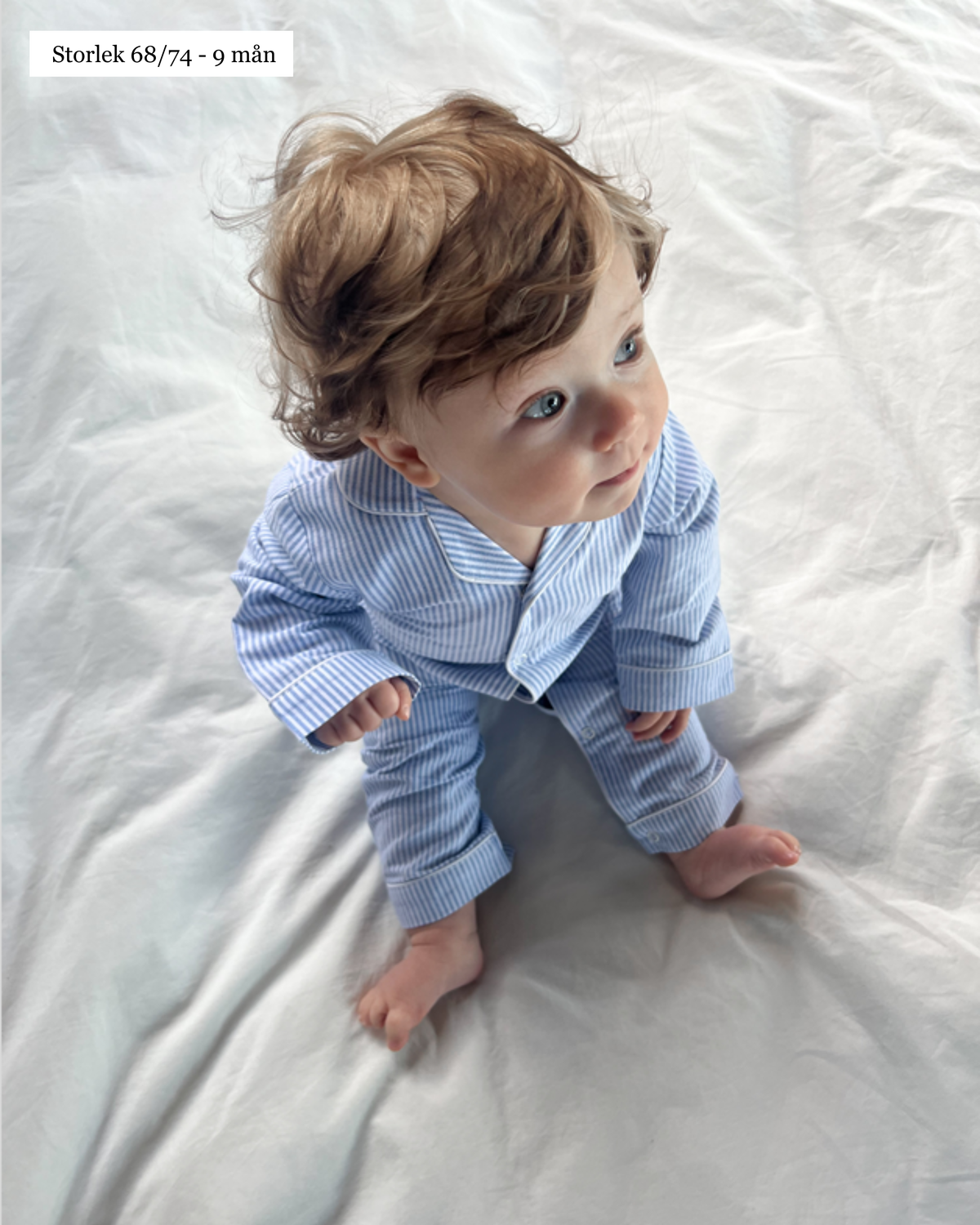 Klassisk Oxford Pyjamas Bomull Baby