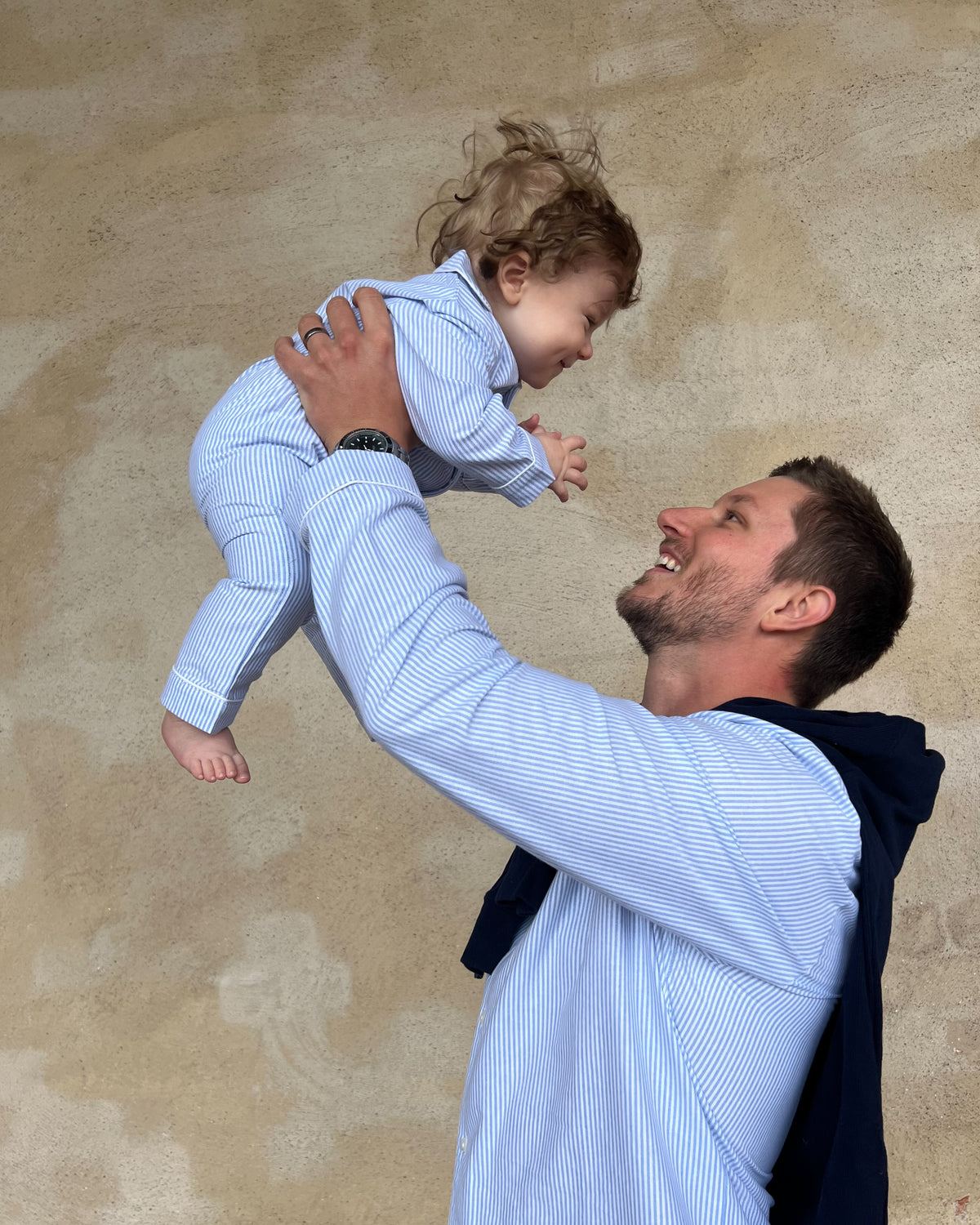 Klassisk Oxford Pyjamas Bomull Baby