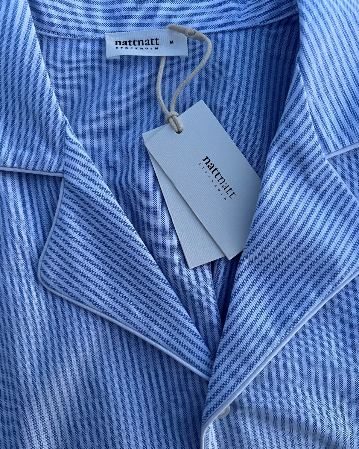 Klassisk Oxford Pyjamas Bomull Herr