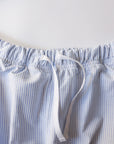 Långärmad pyjamas dam blå vit randig
