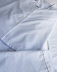 Långärmad pyjamas dam blå vit randig